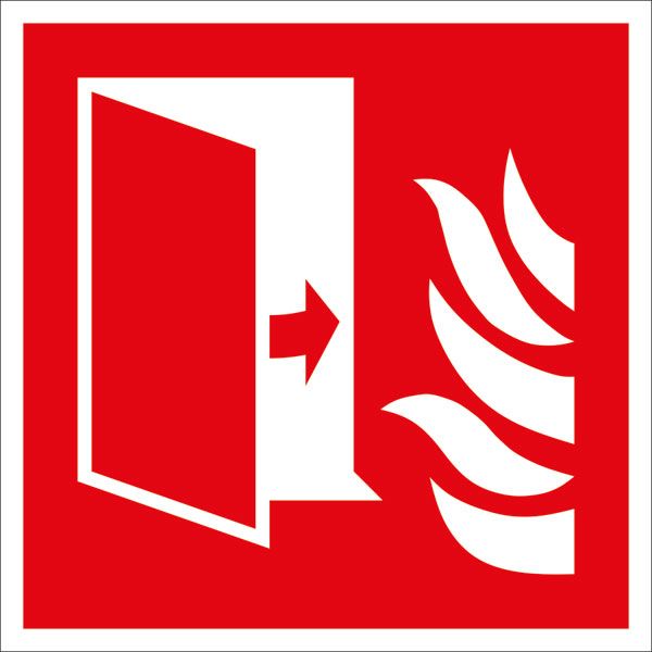 Zeichen Brandschutztüren